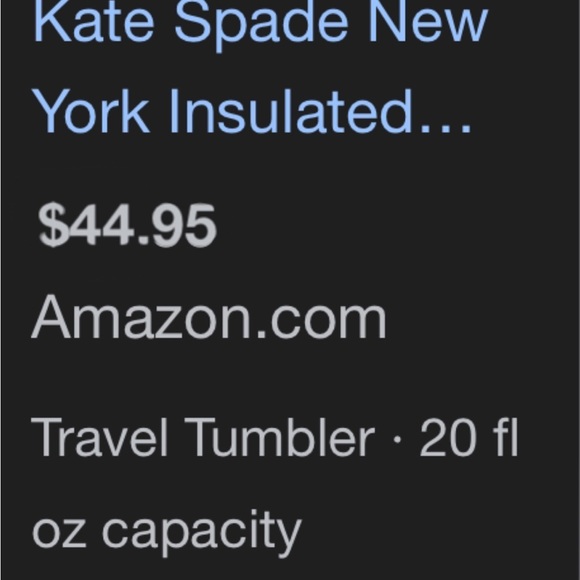 Kate Spade “Ladies First” Pink Tumbler Water Bottle With Straw and a Lid! - Picture 6 of 7